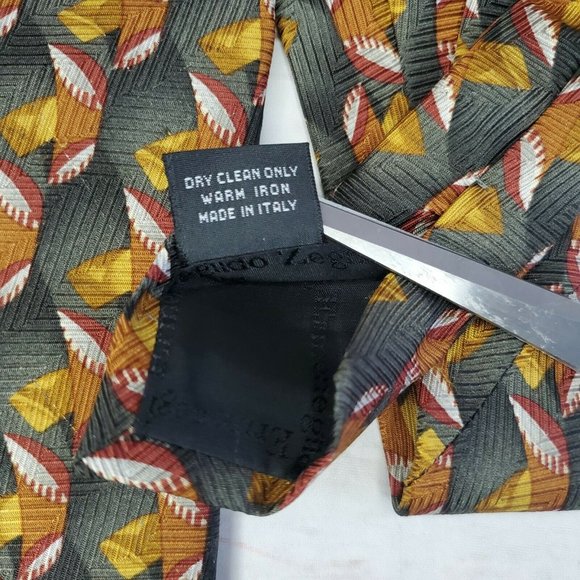 Rare Ermenegildo Zegna %100 Seta Silk Italian Tie - Picture 7 of 12